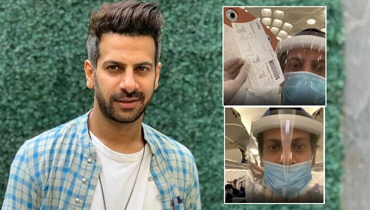 Karan Veer Mehra Flies Off To Delhi Amidst Immense Safety Protocols – Watch Video