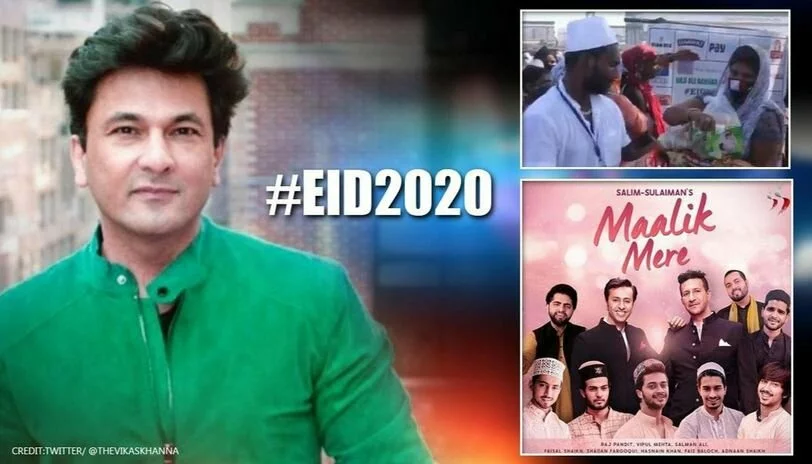 Vikas Khanna Hosts ‘World’s Largest Eid Feast’; Salim-Sulaiman Unveil Soulful Song