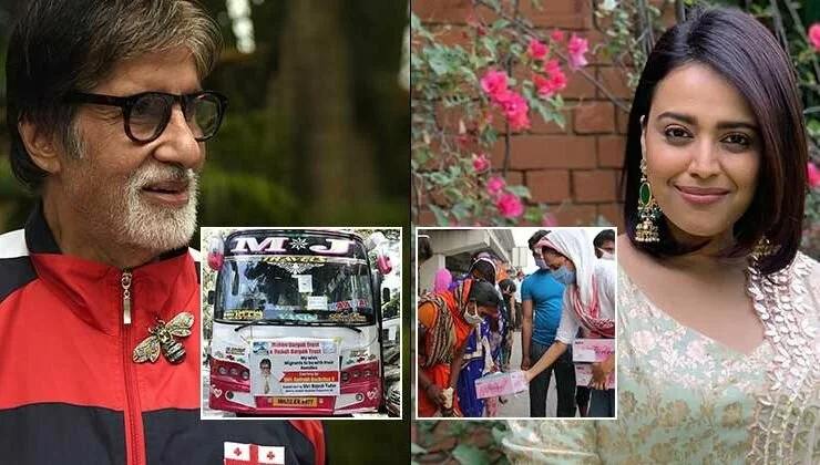 After Sonu Sood, Amitabh Bachchan And Swara Bhasker Help Migrant Workers Reach Home