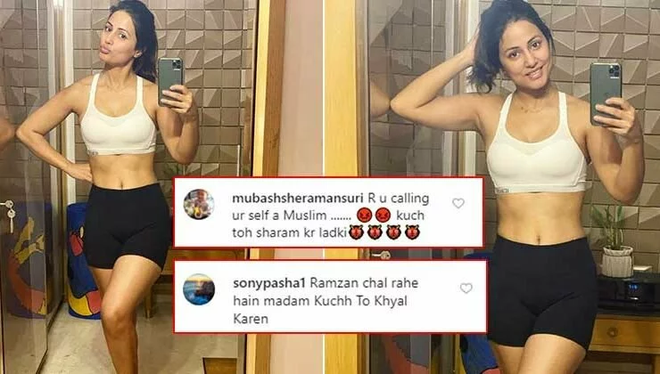 Hina Khan Brutally Slammed For Posting Workout Pictures During Ramadan; Trolls Say, “Sharam Karo”