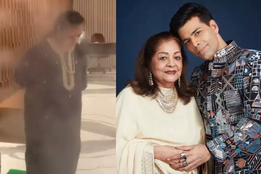 Watch: Karan Johar’s Mother Hiroo Undergoes Sanitation Procedure After 2 Staff Members Test Positive For COVID-19